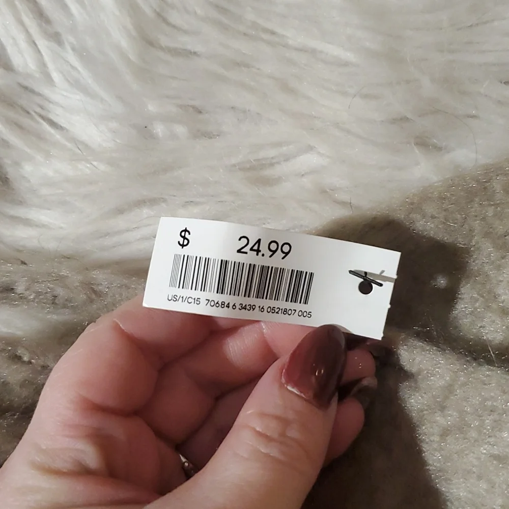 H&M Thick & Soft Oversized Scarf | Taupe/Grey Ombre | NWT | Winter Essential